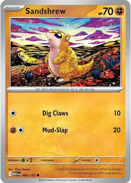 Sandshrew - Pokemon Mega Evolution #68
