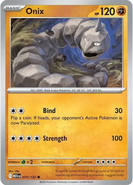 Onix - Pokemon Mega Evolution #70