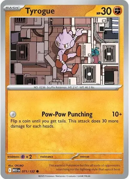 Tyrogue - Pokemon Mega Evolution #71