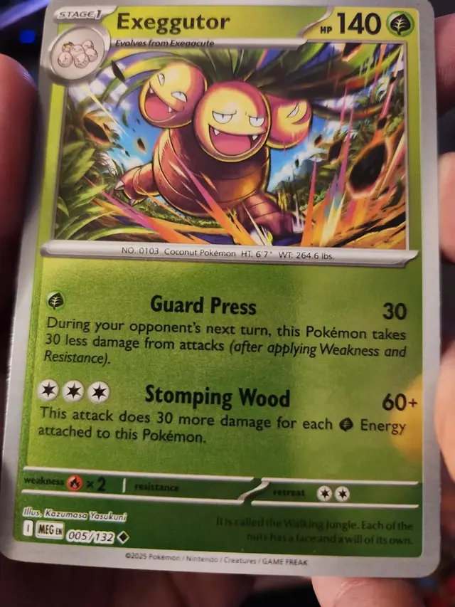 Exeggutor [Reverse Holo] - Pokemon Mega Evolution #5