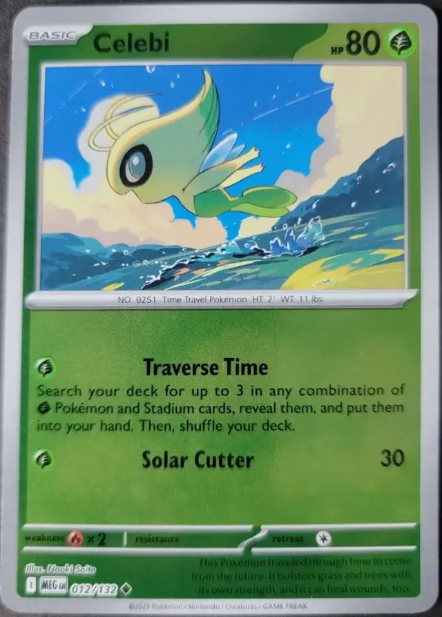 Celebi [Reverse Holo] - Pokemon Mega Evolution #12