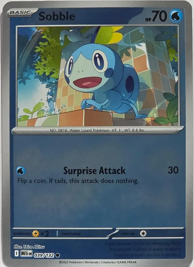 Sobble [Reverse Holo] - Pokemon Mega Evolution #39