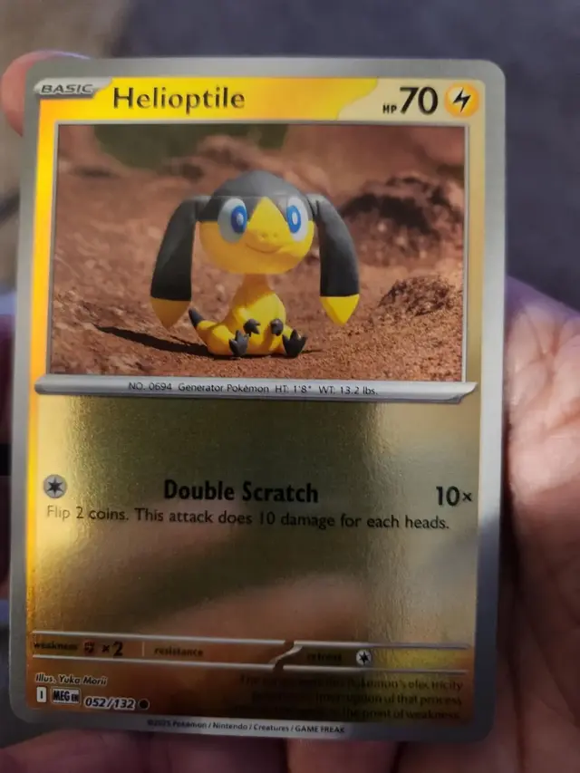 Helioptile [Reverse Holo] - Pokemon Mega Evolution #52