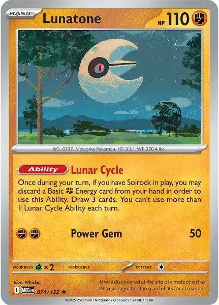Lunatone - Pokemon Mega Evolution #74