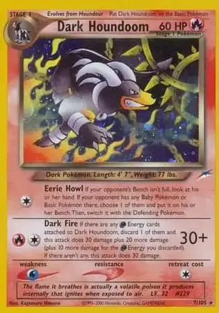 Dark Houndoom - Pokemon Neo Destiny #7