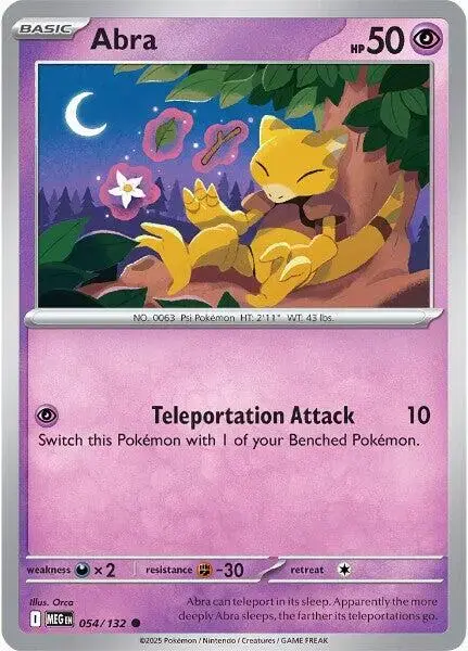 Abra - Pokemon Mega Evolution #54