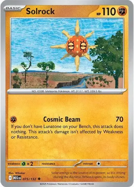 Solrock - Pokemon Mega Evolution #75