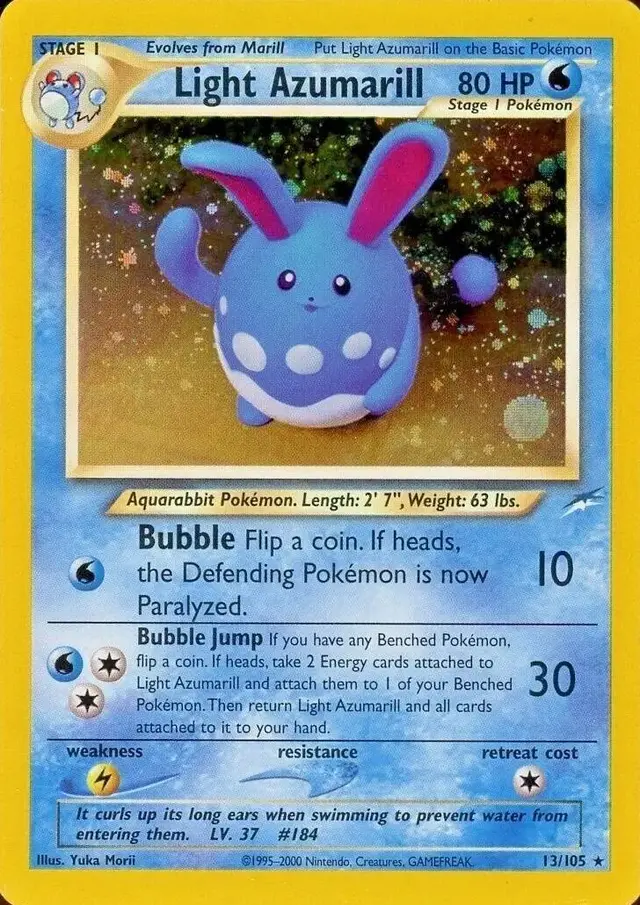Light Azumarill - Pokemon Neo Destiny #13