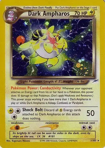 Dark Ampharos - Pokemon Neo Destiny #1