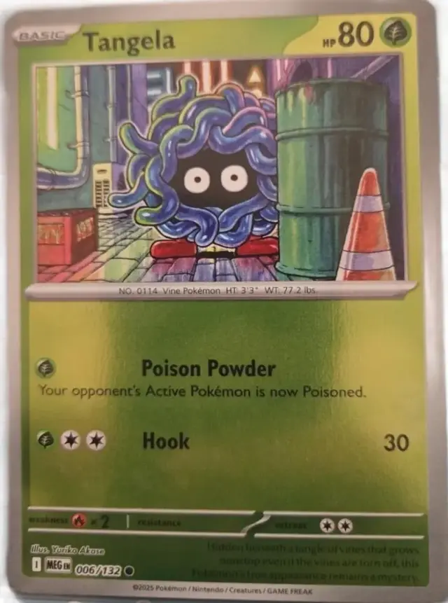 Tangela [Reverse Holo] - Pokemon Mega Evolution #6