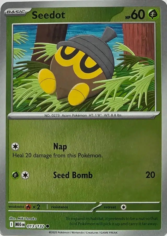 Seedot [Reverse Holo] - Pokemon Mega Evolution #13