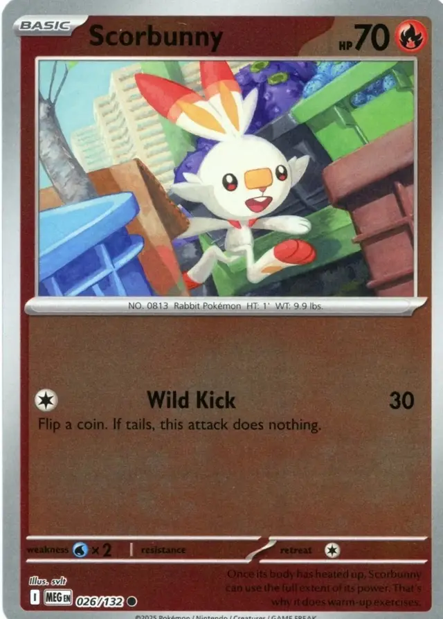 Scorbunny [Reverse Holo] - Pokemon Mega Evolution #26
