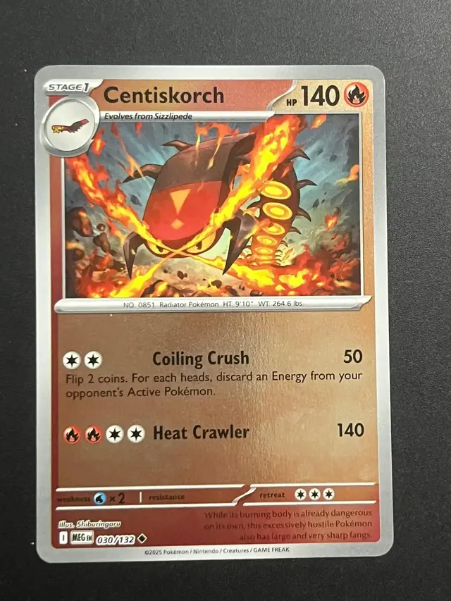 Centiskorch [Reverse Holo] - Pokemon Mega Evolution #30