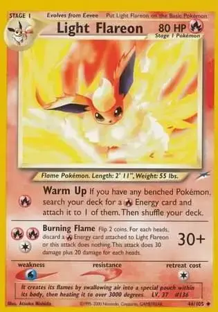 Light Flareon - Pokemon Neo Destiny #46