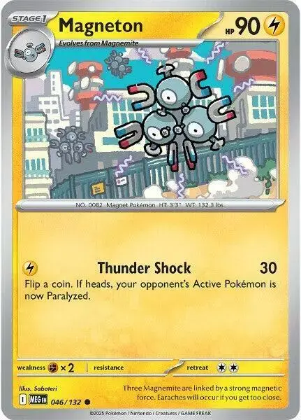 Magneton [Reverse Holo] - Pokemon Mega Evolution #46