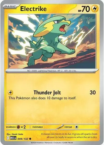 Electrike [Reverse Holo] - Pokemon Mega Evolution #49