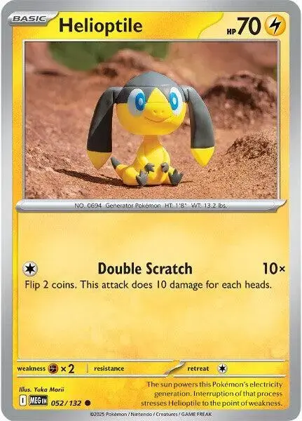 Helioptile - Pokemon Mega Evolution #52