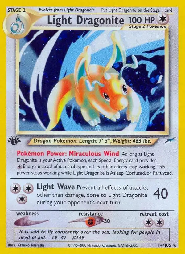 Light Dragonite [1st Edition] - Pokemon Neo Destiny #14