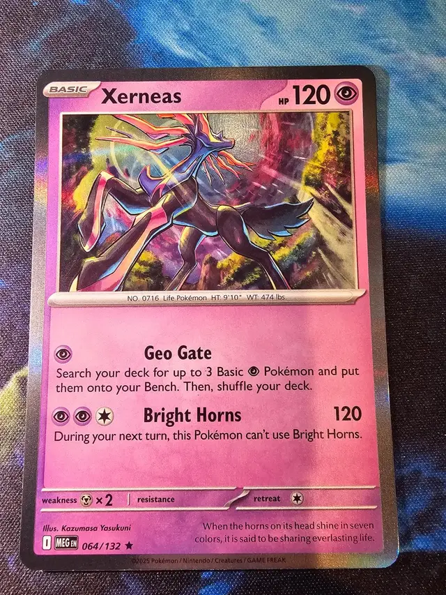 Xerneas [Reverse Holo] - Pokemon Mega Evolution #64