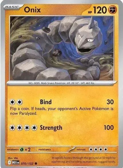 Onix [Reverse Holo] - Pokemon Mega Evolution #70