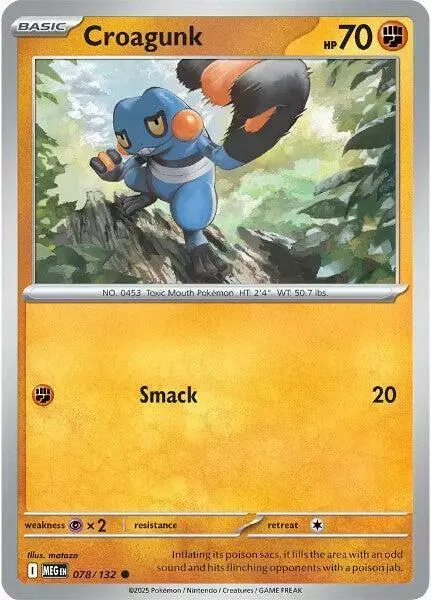 Croagunk - Pokemon Mega Evolution #78