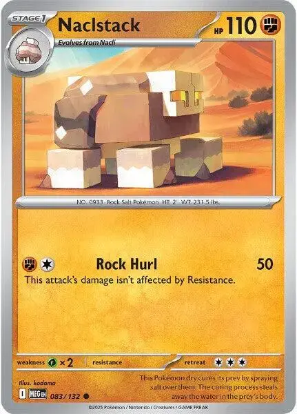 Naclstack - Pokemon Mega Evolution #83