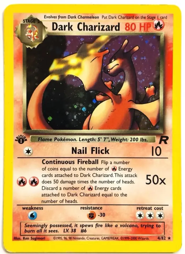 Dark Charizard - Pokemon Team Rocket #4