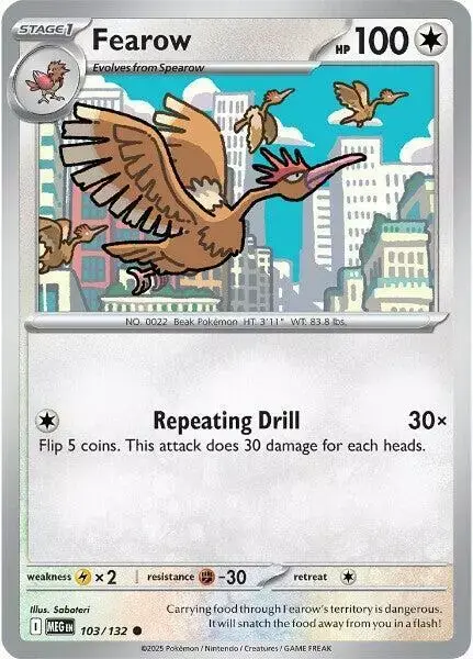 Fearow - Pokemon Mega Evolution #103