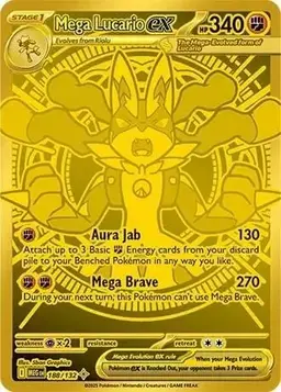 Mega Lucario Ex #188 - Pokemon Mega Evolution