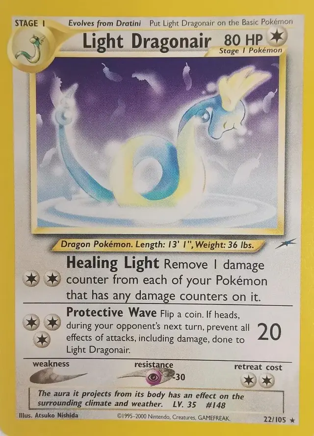 Light Dragonair - Pokemon Neo Destiny #22