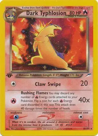 Dark Typhlosion [1st Edition] - Pokemon Neo Destiny #10
