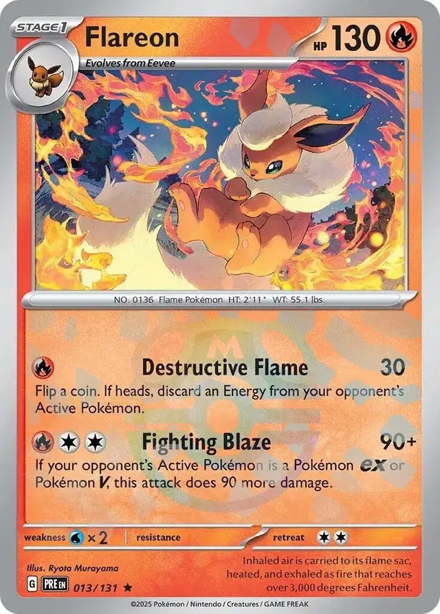 Flareon [Master Ball] - Pokemon Prismatic Evolutions #13