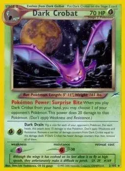 Dark Crobat - Pokemon Neo Destiny #2