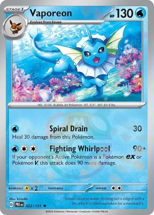 Vaporeon [Master Ball] - Pokemon Prismatic Evolutions #22