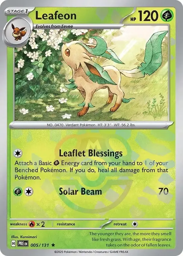 Leafeon [Master Ball] - Pokemon Prismatic Evolutions #5