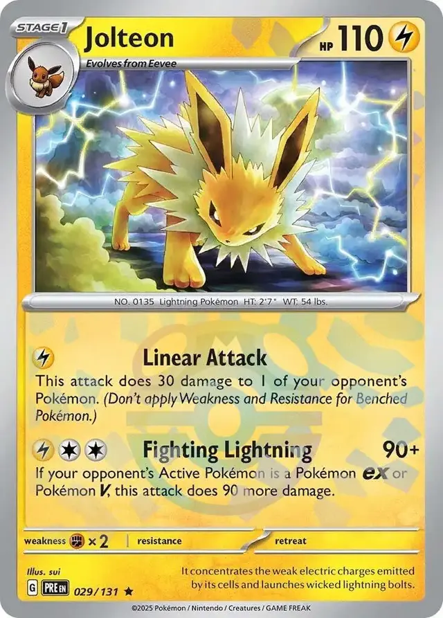 Jolteon [Master Ball] - Pokemon Prismatic Evolutions #29