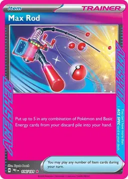 Max Rod 116 - Pokemon Prismatic Evolutions