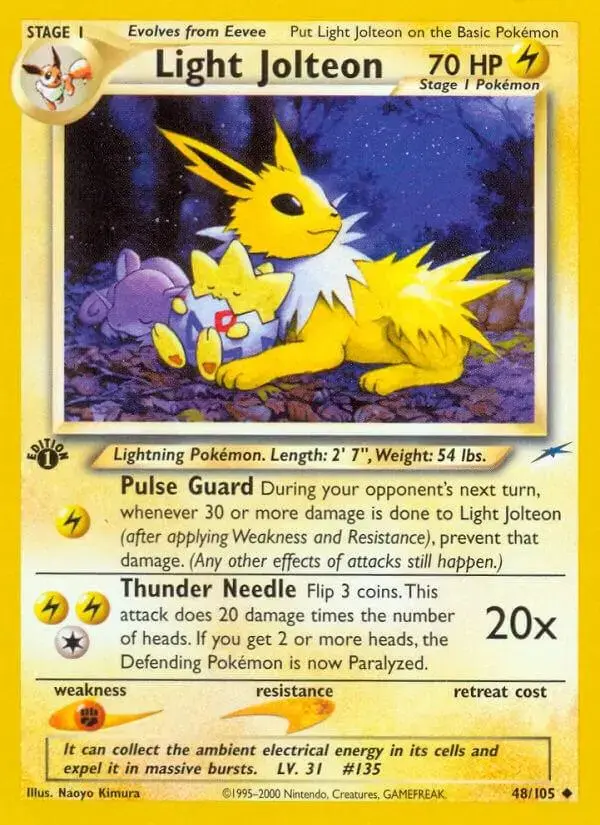 Light Jolteon [1st Edition] - Pokemon Neo Destiny #48