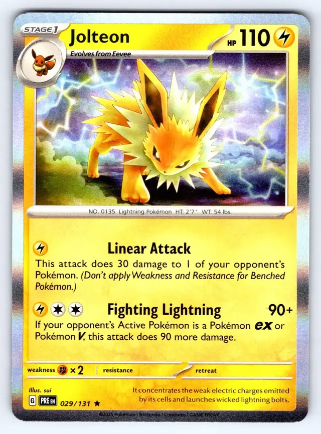 Jolteon - Pokemon Prismatic Evolutions #29
