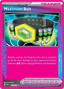 Maximum Belt 117 - Pokemon Prismatic Evolutions