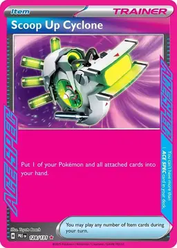Scoop Up Cyclone 128 - Pokemon Prismatic Evolutions