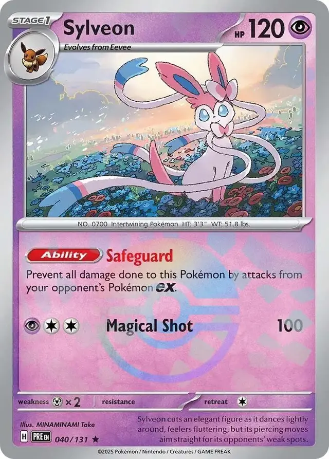 Sylveon [Poke Ball] - Pokemon Prismatic Evolutions #40