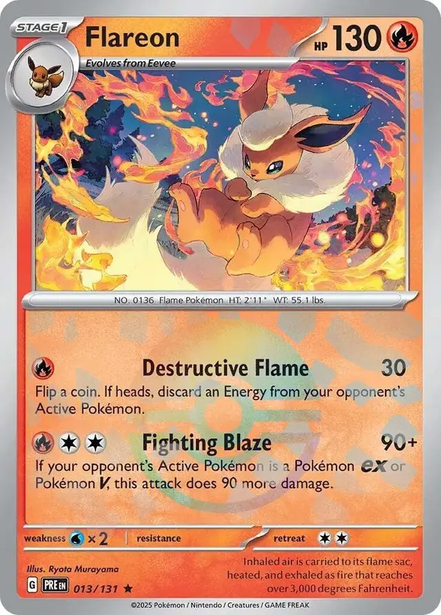 Flareon [Poke Ball] - Pokemon Prismatic Evolutions #13