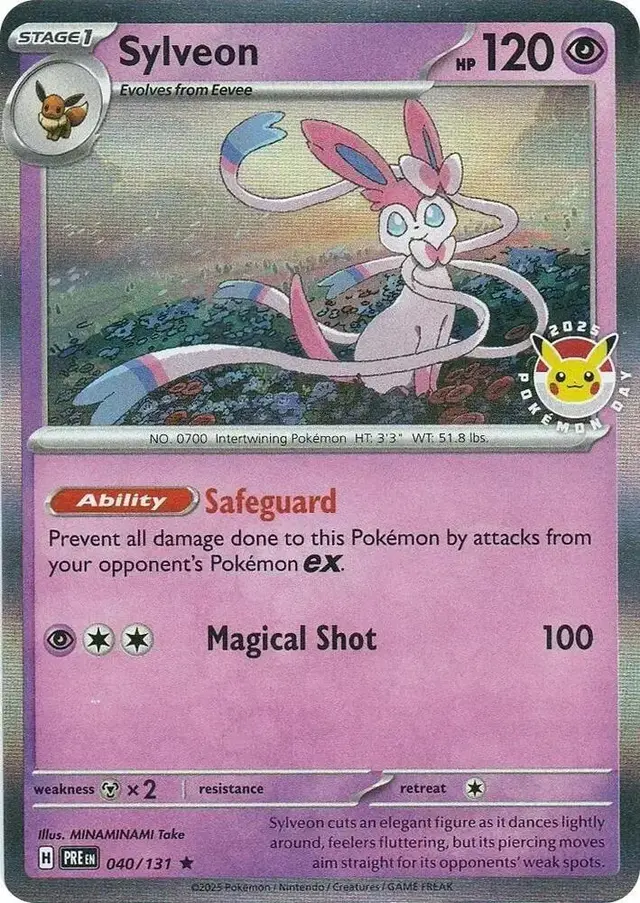 Sylveon [Pokemon Day 2025] - Pokemon Prismatic Evolutions #40
