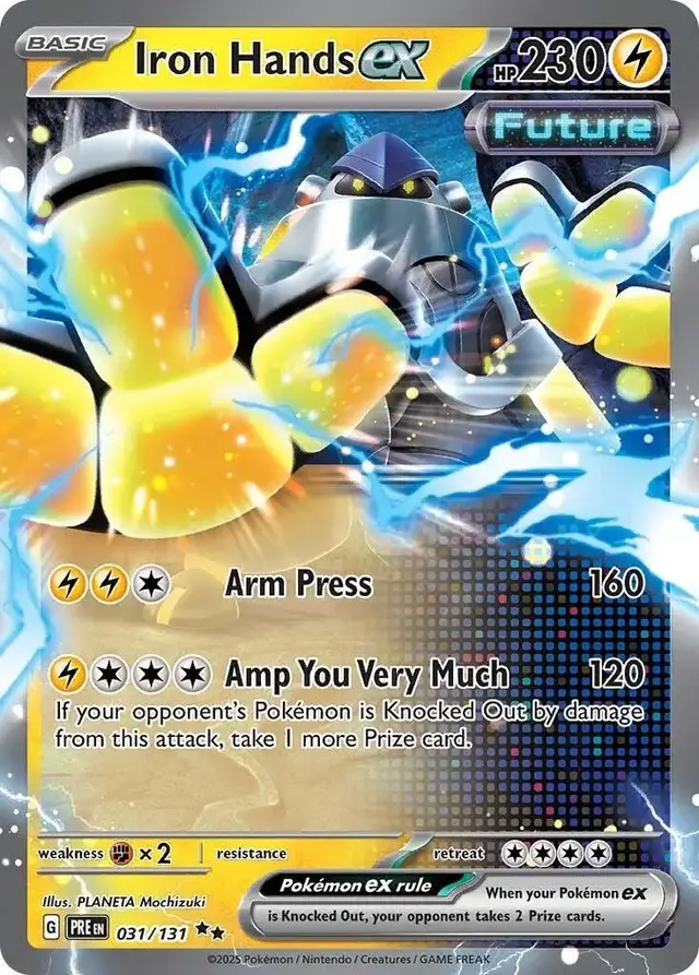 Iron Hands ex - Pokemon Prismatic Evolutions #31