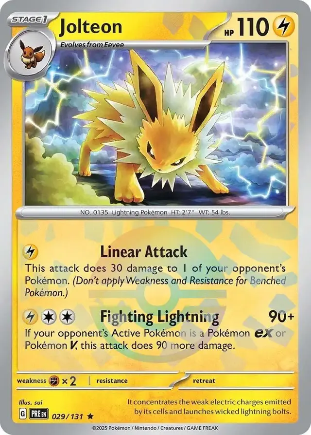 Jolteon [Poke Ball] - Pokemon Prismatic Evolutions #29
