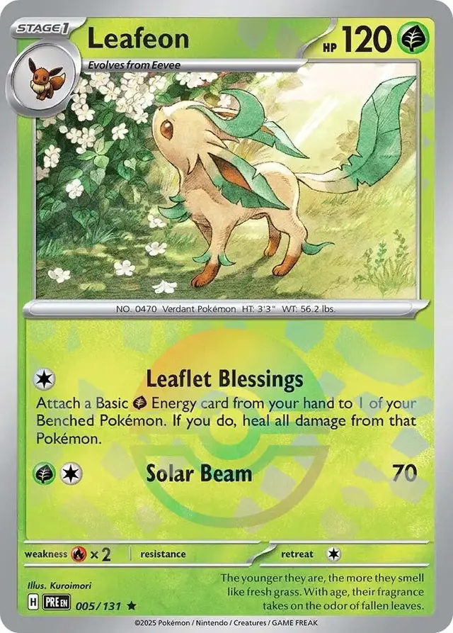 Leafeon [Poke Ball] - Pokemon Prismatic Evolutions #5