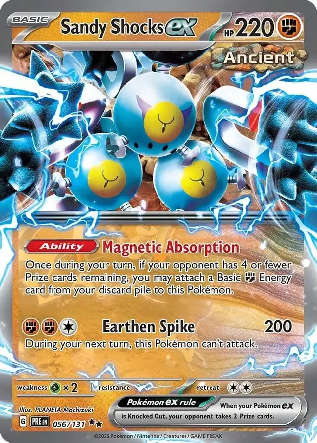 Sandy Shocks ex - Pokemon Prismatic Evolutions #56