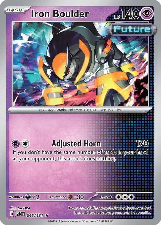 Iron Boulder - Pokemon Prismatic Evolutions #46