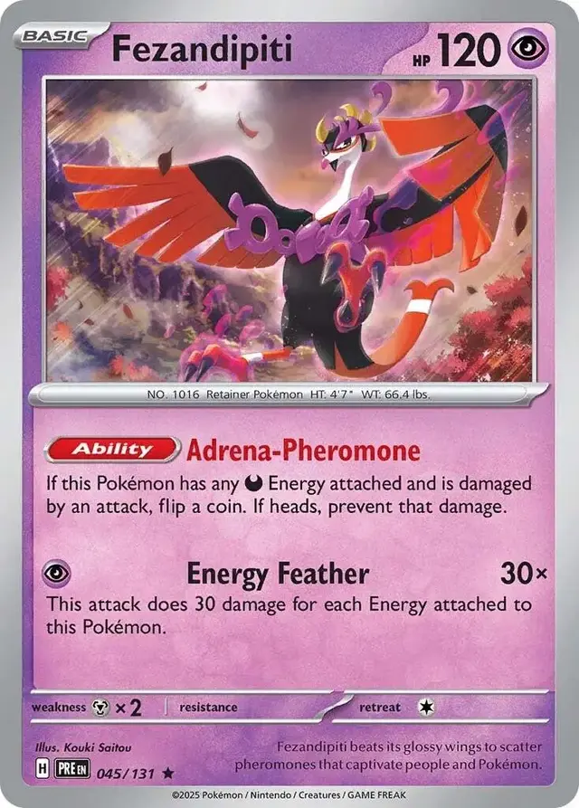 Fezandipiti - Pokemon Prismatic Evolutions #45